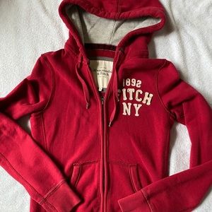 Red hoodie jacket